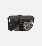 Dior Mini sac Messenger à rabat Saddle Toile 2