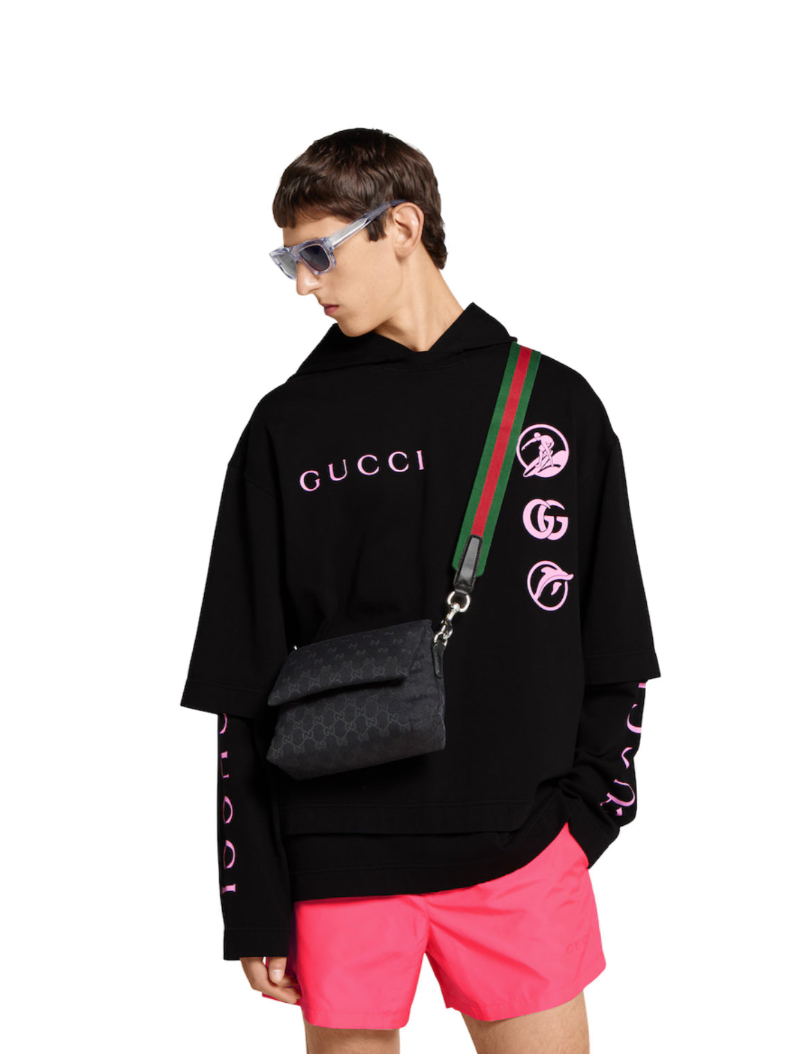 Small GG canvas shoulder bag