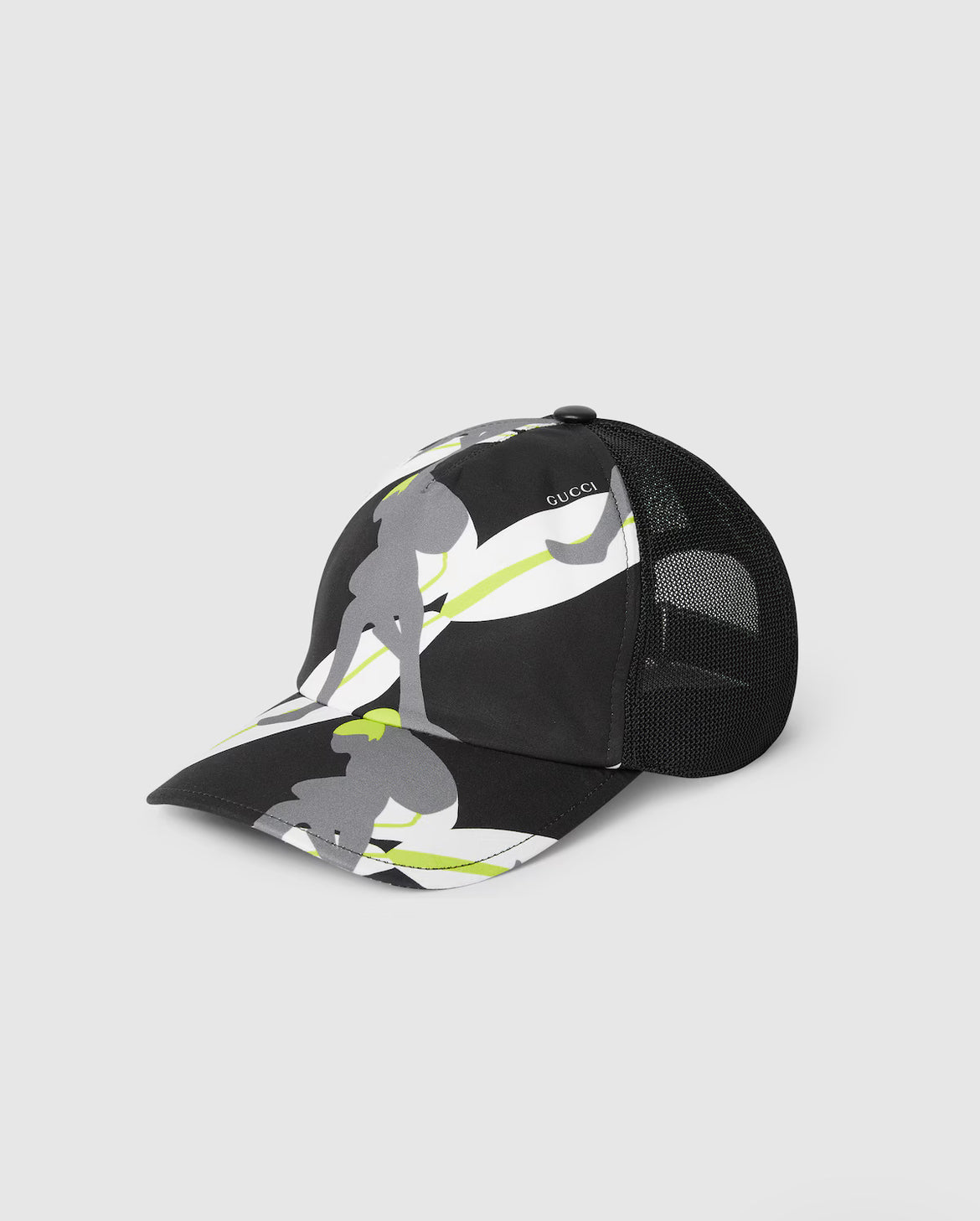 Printed cotton canvas cap
