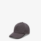 Grey FF jacquard baseball cap