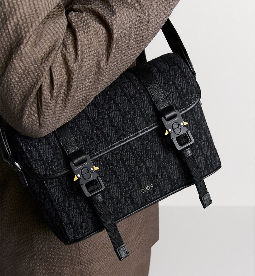 Dior Sac Messenger à rabat Hit The Road Noir