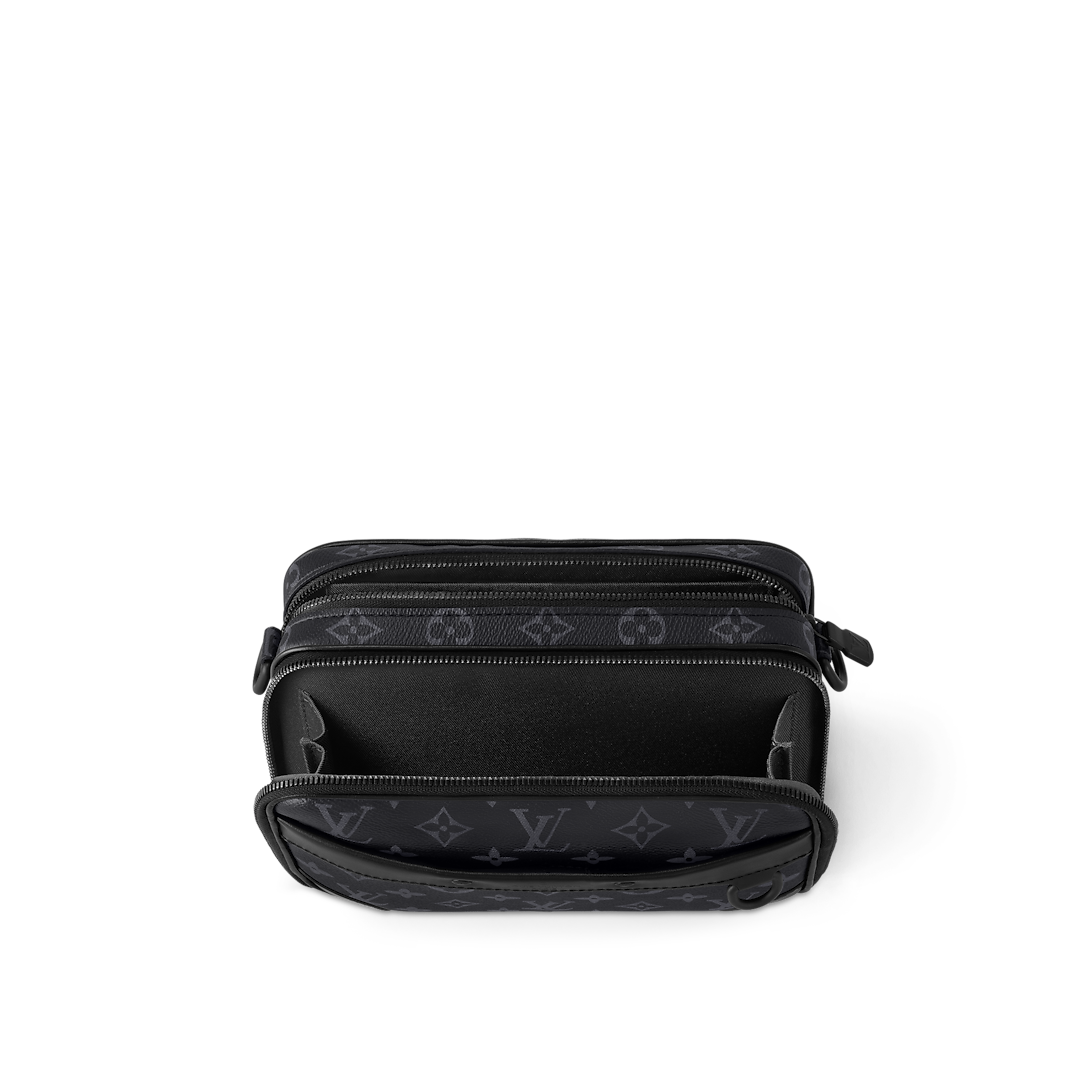 Black Alpha Messenger Bag