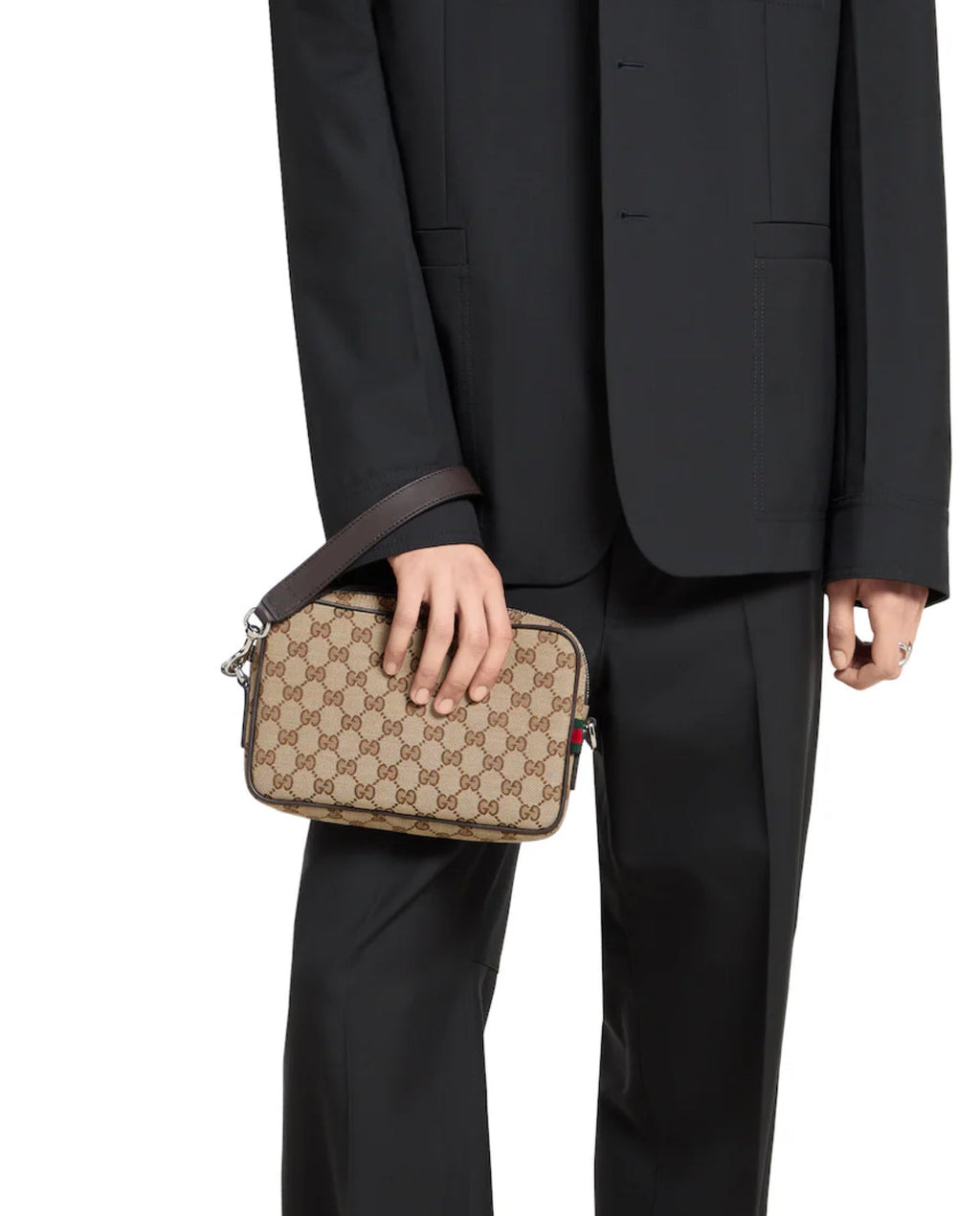 Small GG canvas shoulder bag