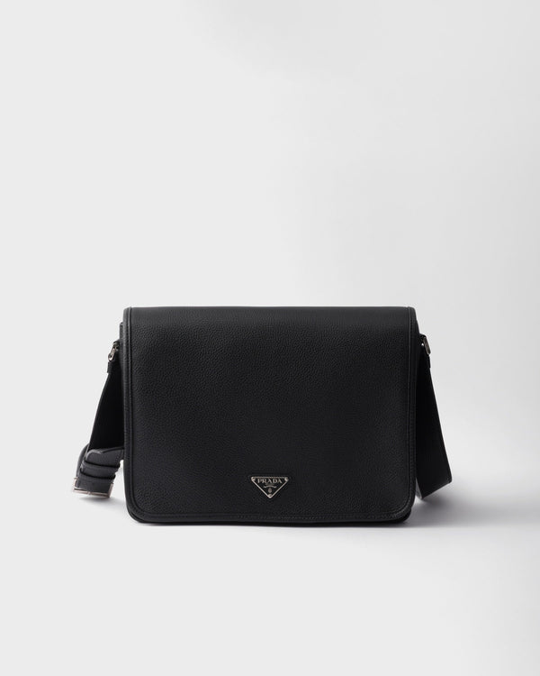 Leather shoulder bag