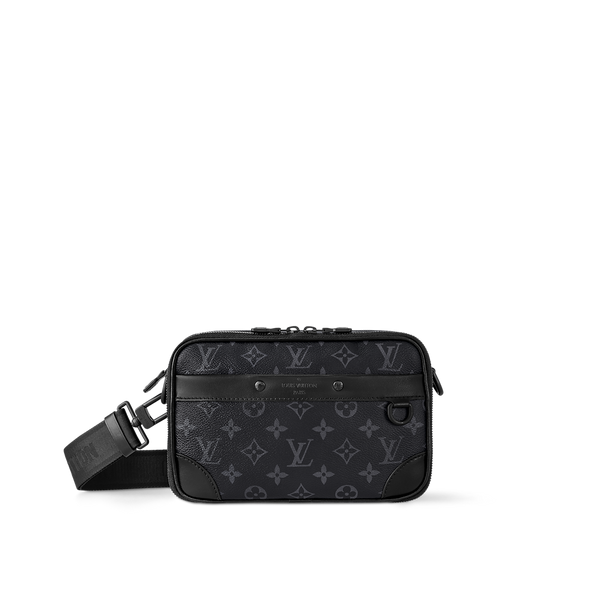 Black Alpha Messenger Bag