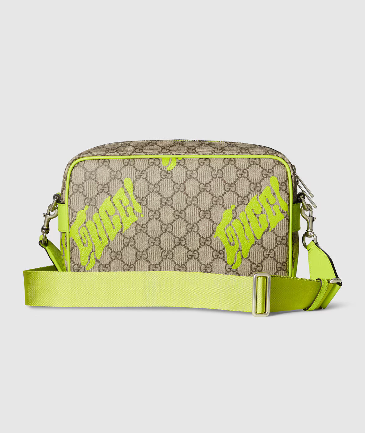 Medium-sized shoulder bag with print
