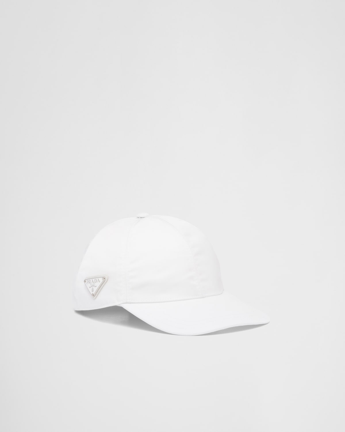 White Re-Nylon Baseball Cap