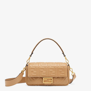 Fendi Baguette Nappa Beige FF Relief