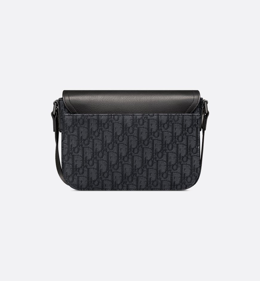 Dior Sac Messenger à rabat Saddle Small Noir