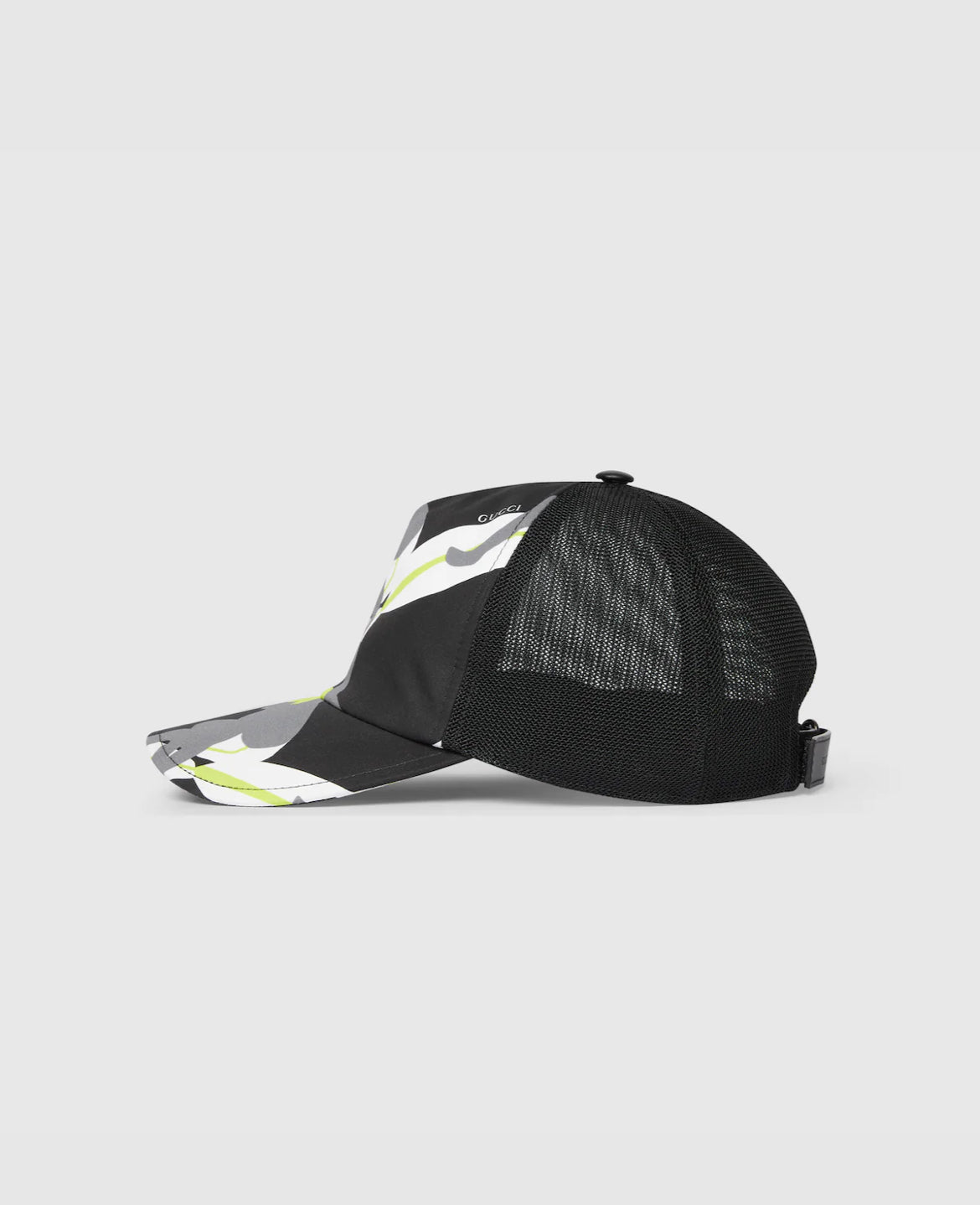 Printed cotton canvas cap