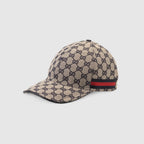 ORIGINAL GG CANVAS BASEBALL HAT WITH WEB