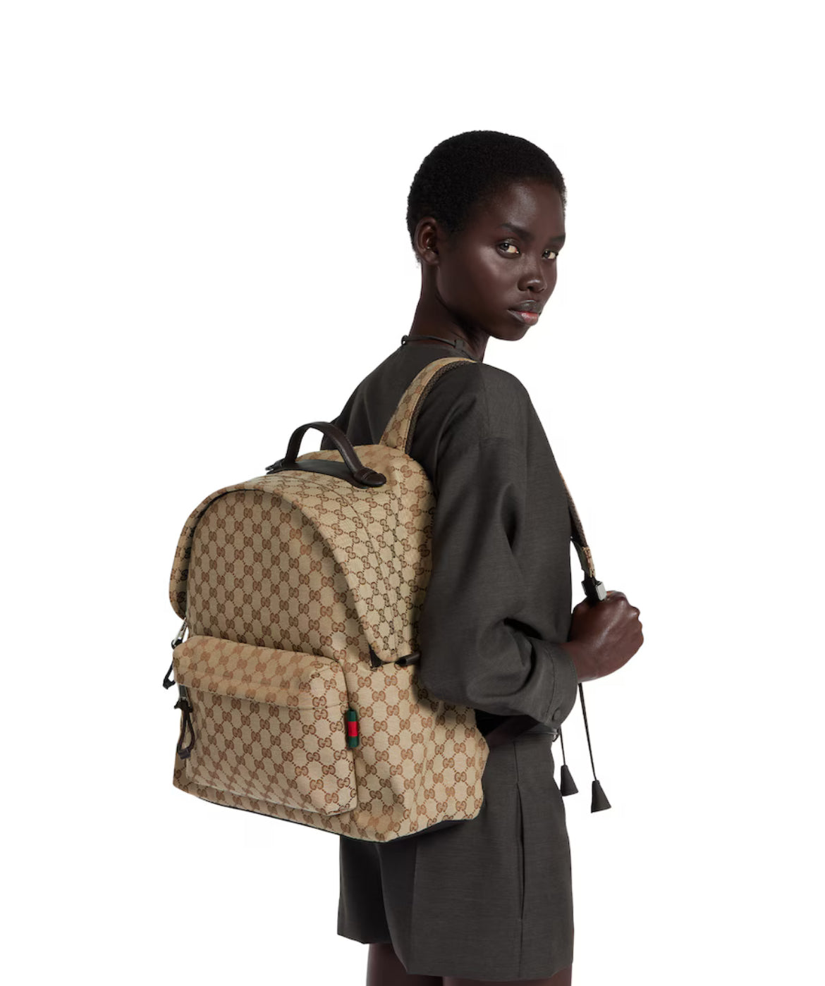 Medium GG canvas backpack