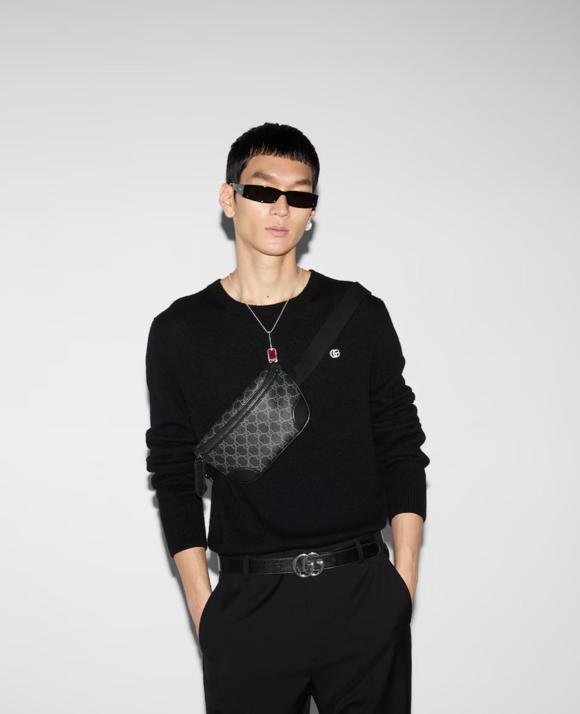 Gucci Sac ceinture GG Emblem petit format