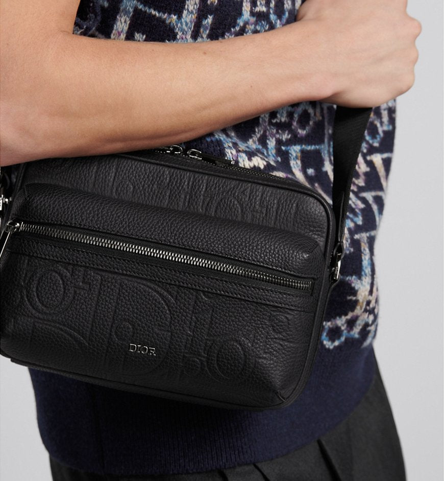 Dior Sac Messenger zippé Rider 2.0 Cuir