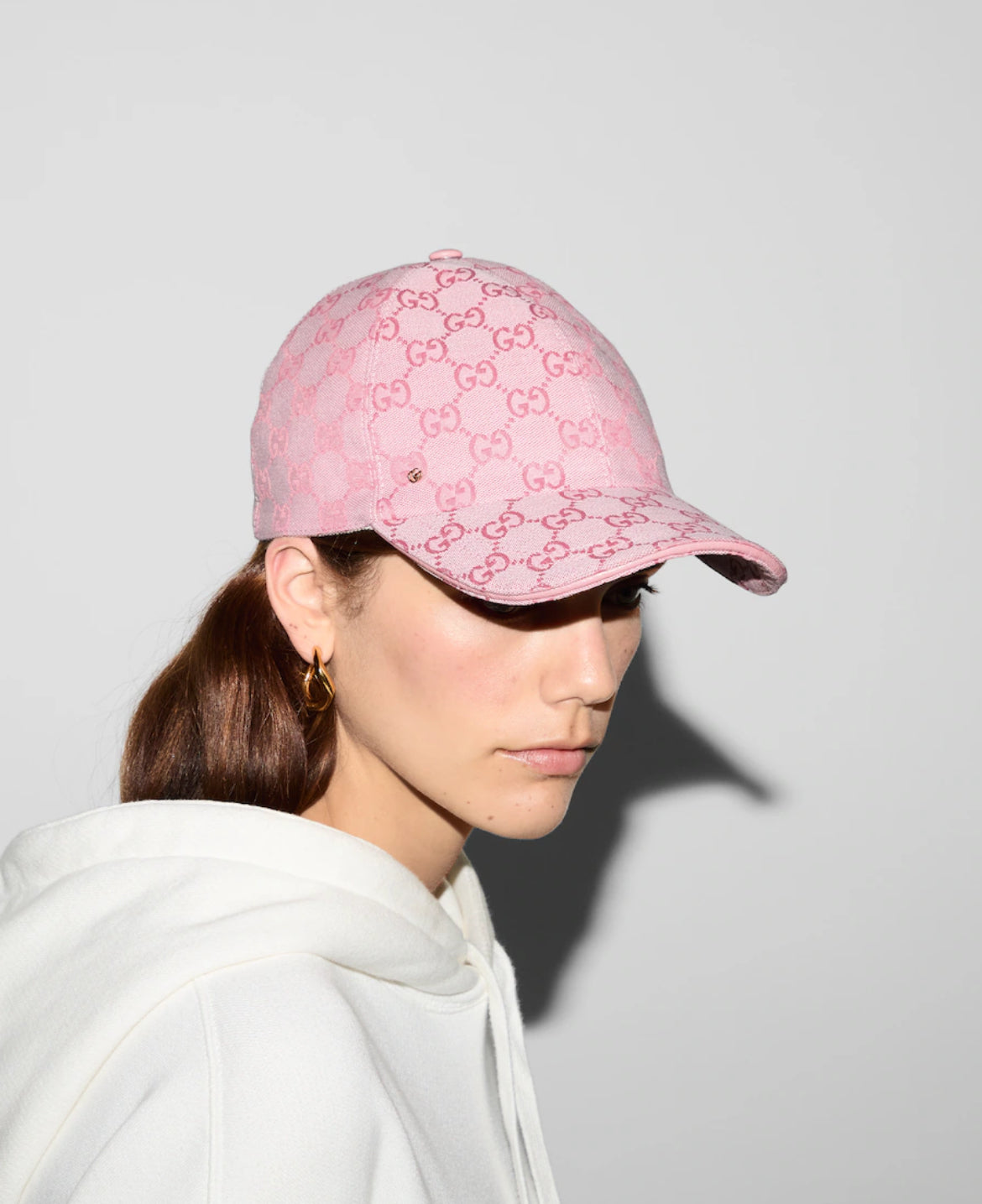 GG canvas baseball hat