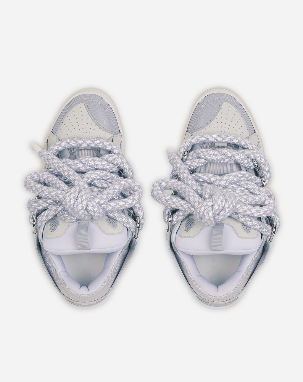 LANVIN WITH SNAKE LACES WHITE