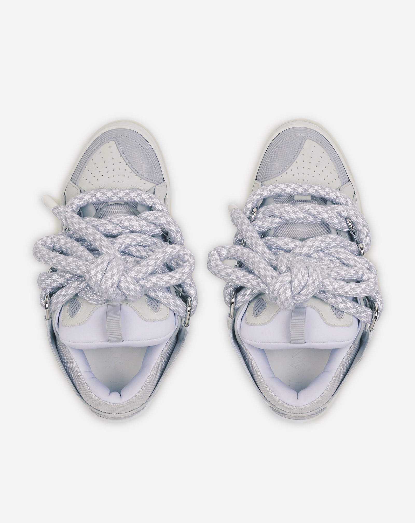 LANVIN WITH SNAKE LACES WHITE