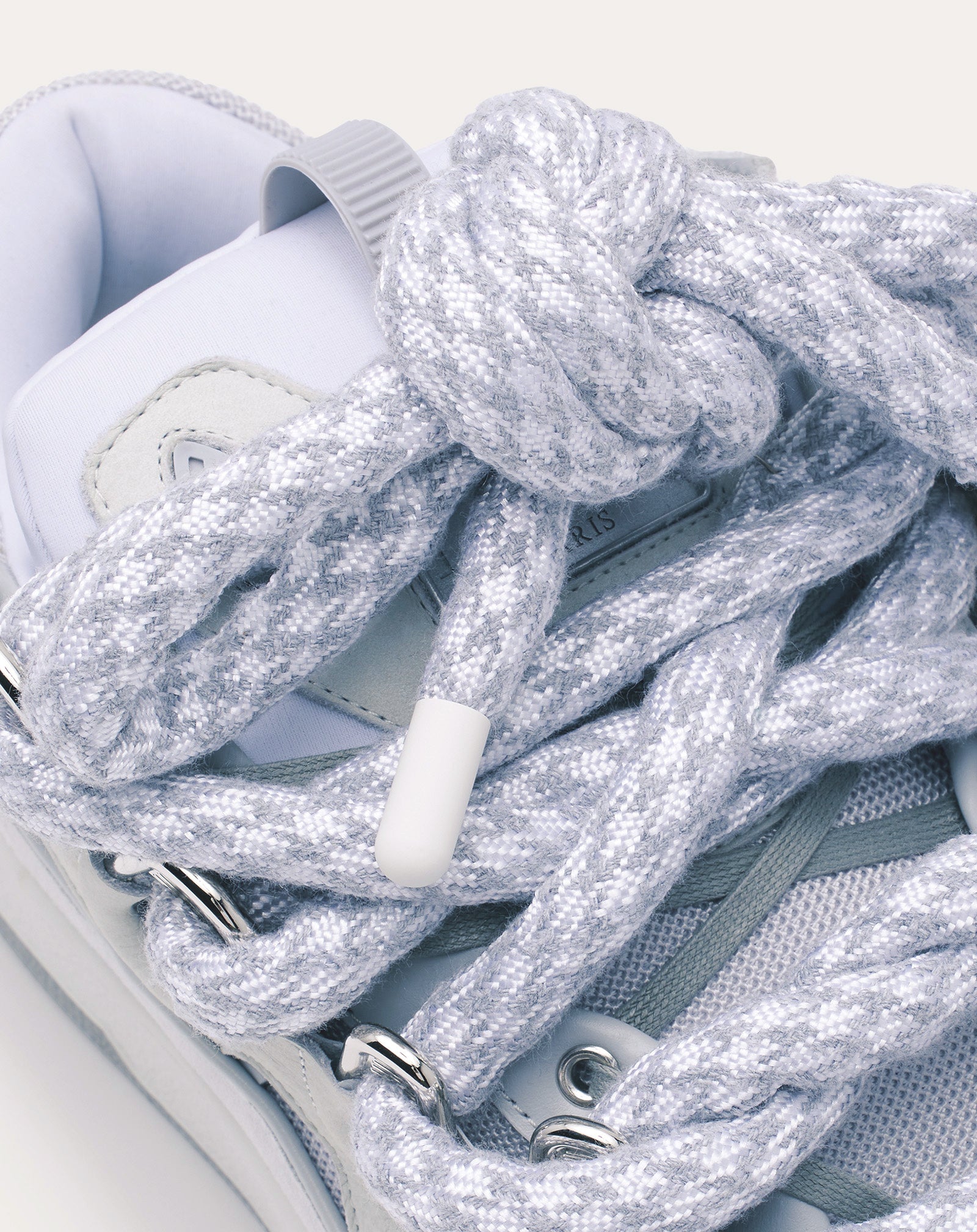 LANVIN WITH SNAKE LACES WHITE