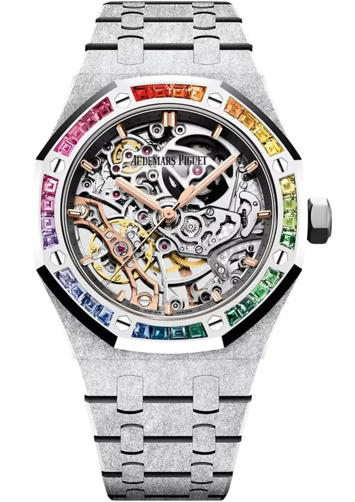 Audemars Piguet Royal Oak Frosted Gold Double Balance Wheel Openworked