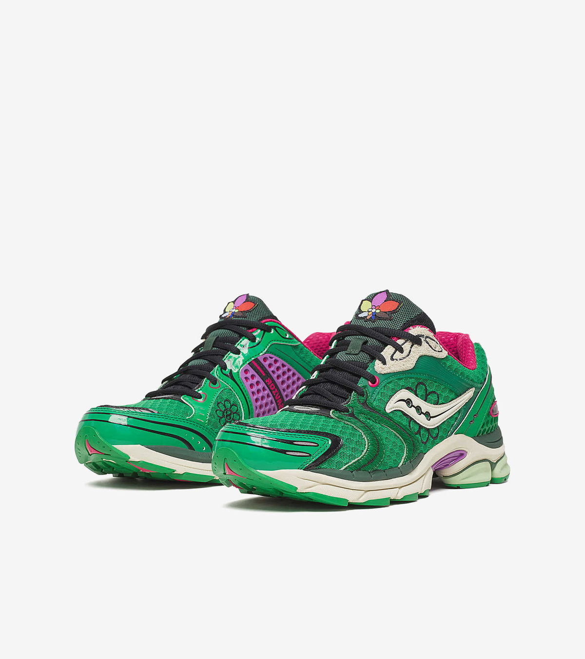 Saucony ProGrid Triumph 4 Jae Tips Flowers Grow Uptown Sugar Maple