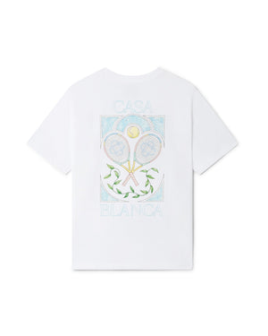 Casablanca T-Shirt Tennis Pastelle