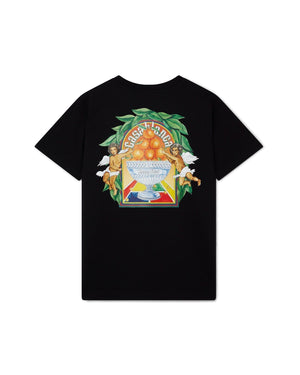 Casablanca T-Shirt Triomphe d'Orange Grand Imprimé