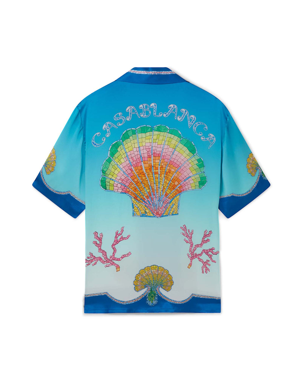 Colorful Seashell Silk Shirt