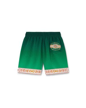 Casablanca Short en Soie Unity Is Power Monogramme
