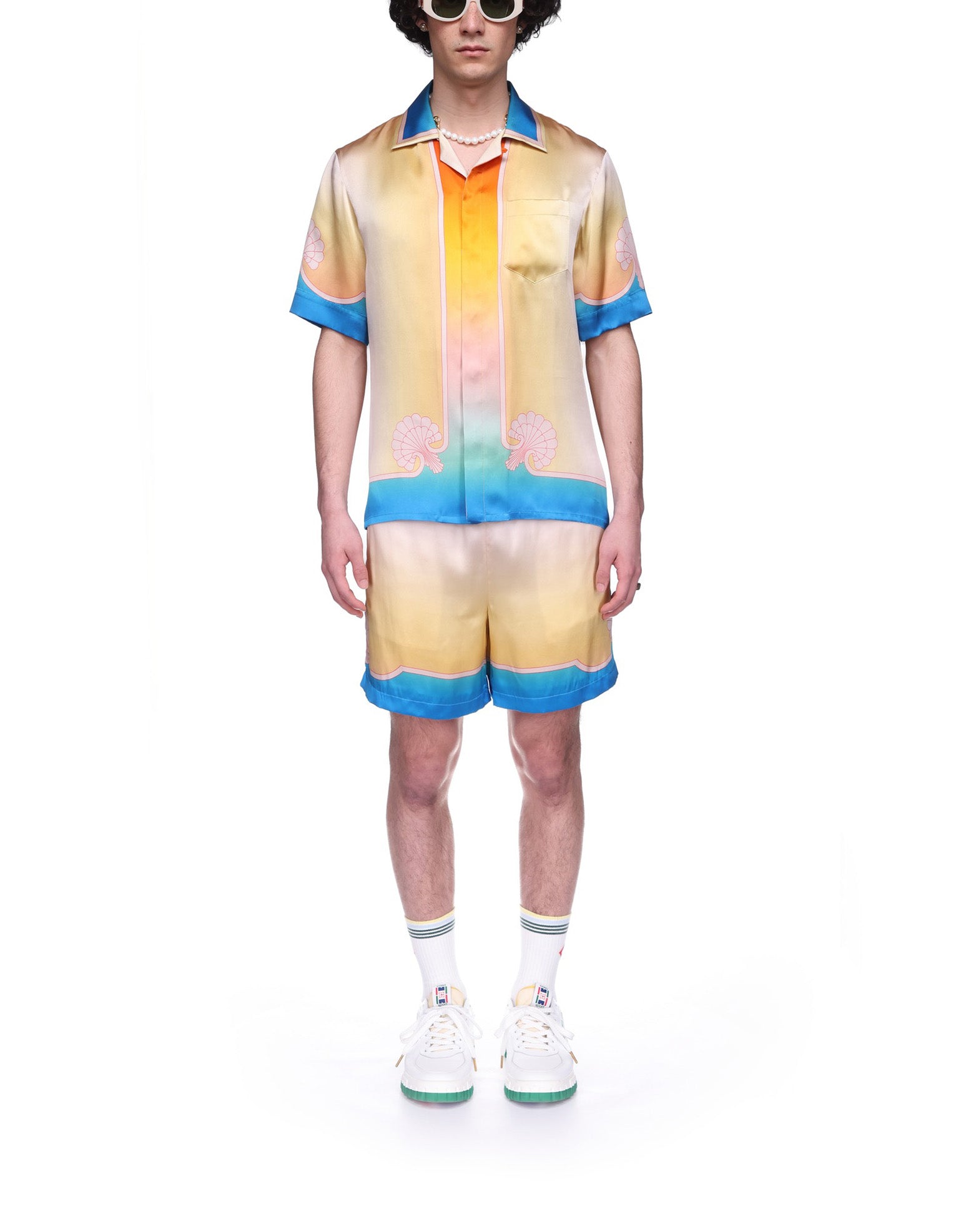 The Colorful Arc Silk Shirt
