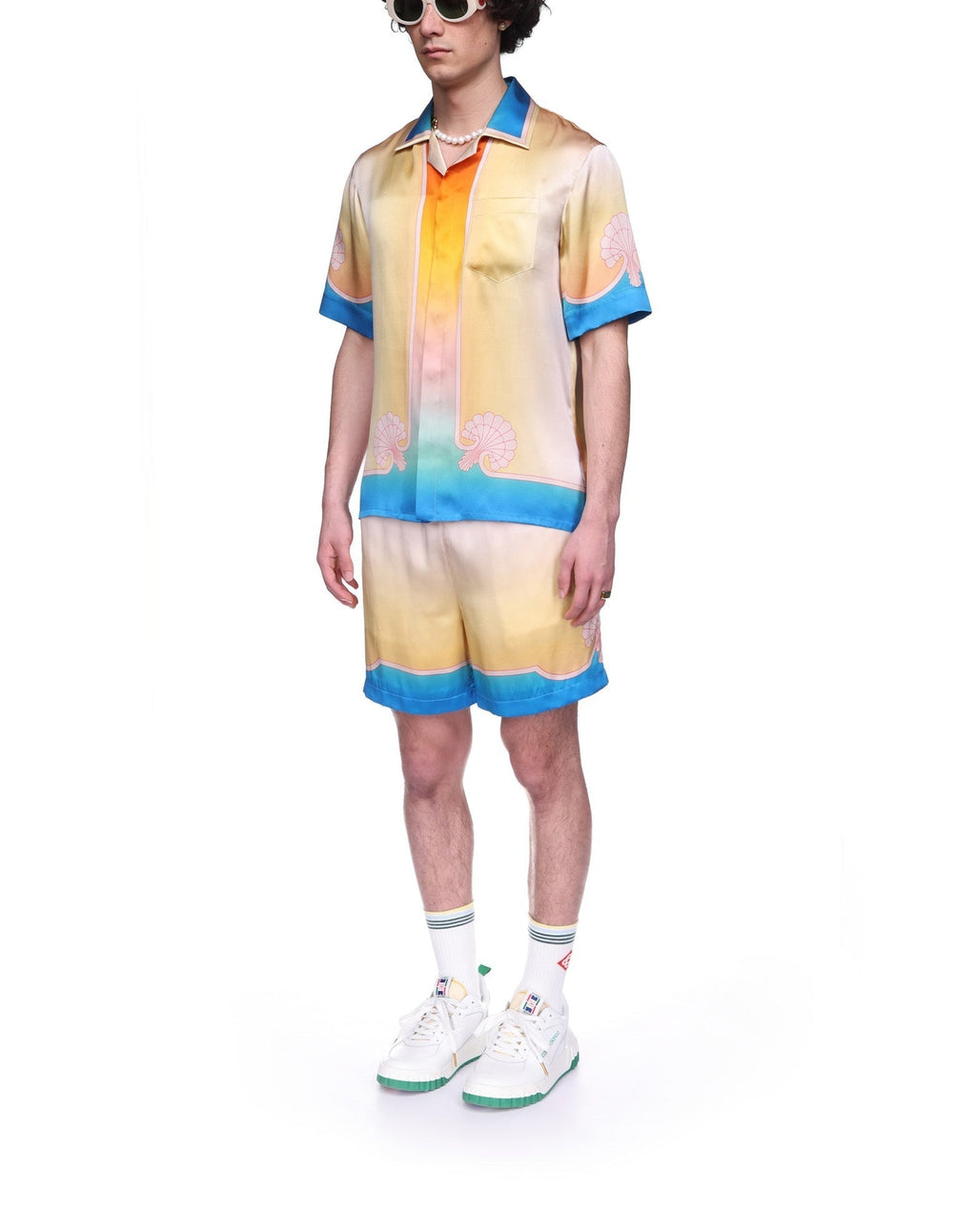 The Colorful Arc Silk Shirt