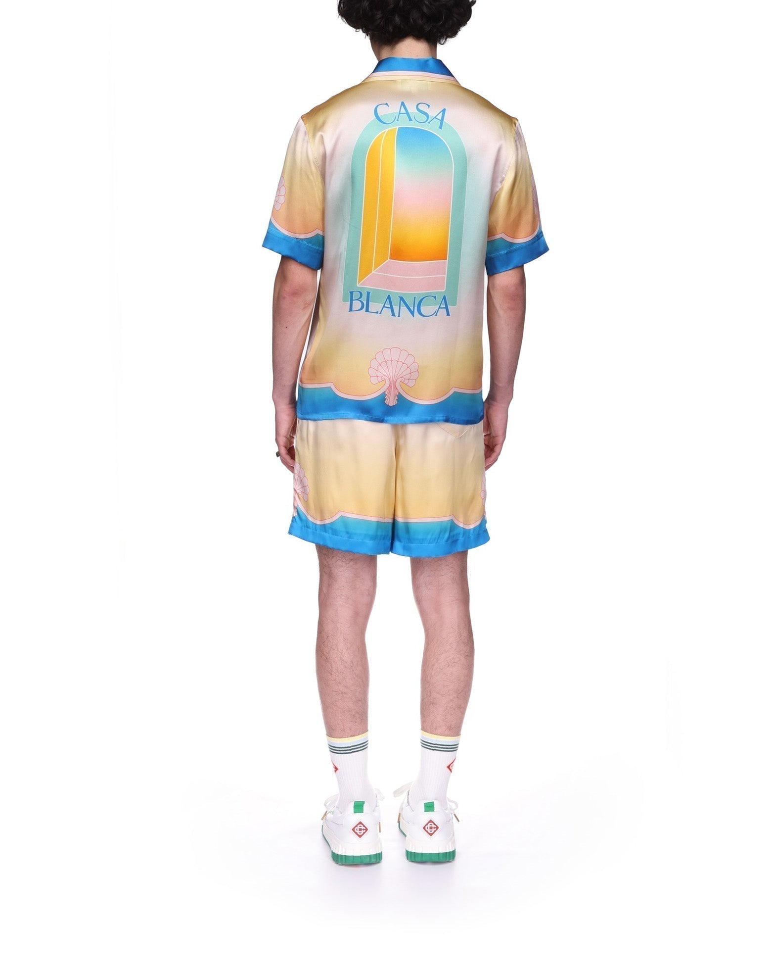 The Colorful Arc Silk Shirt