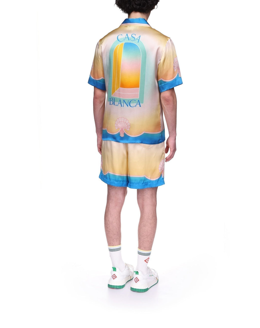 The Colorful Arc Silk Shirt