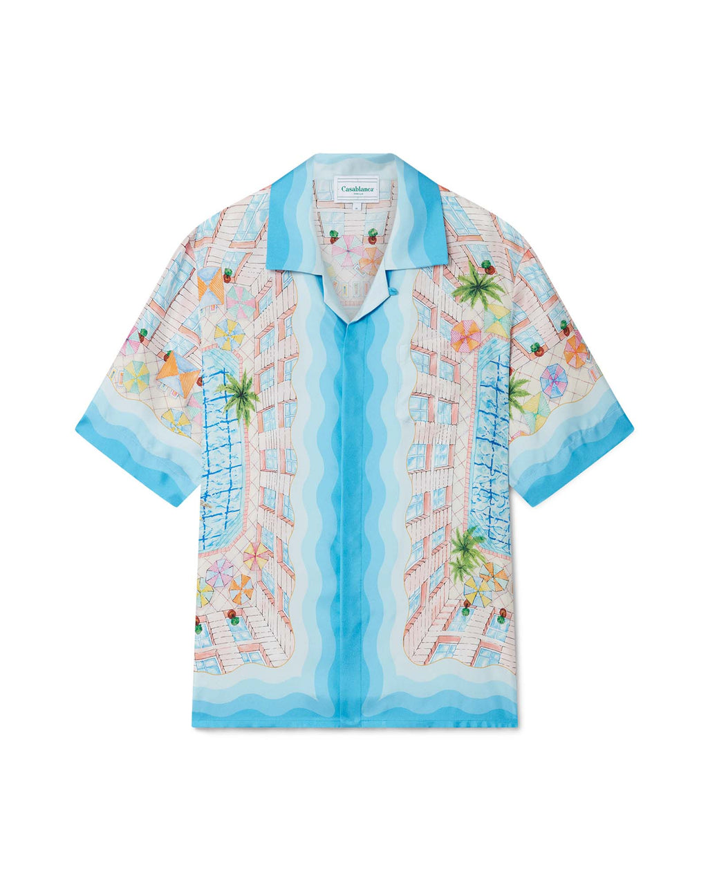 The Plunge Silk Shirt