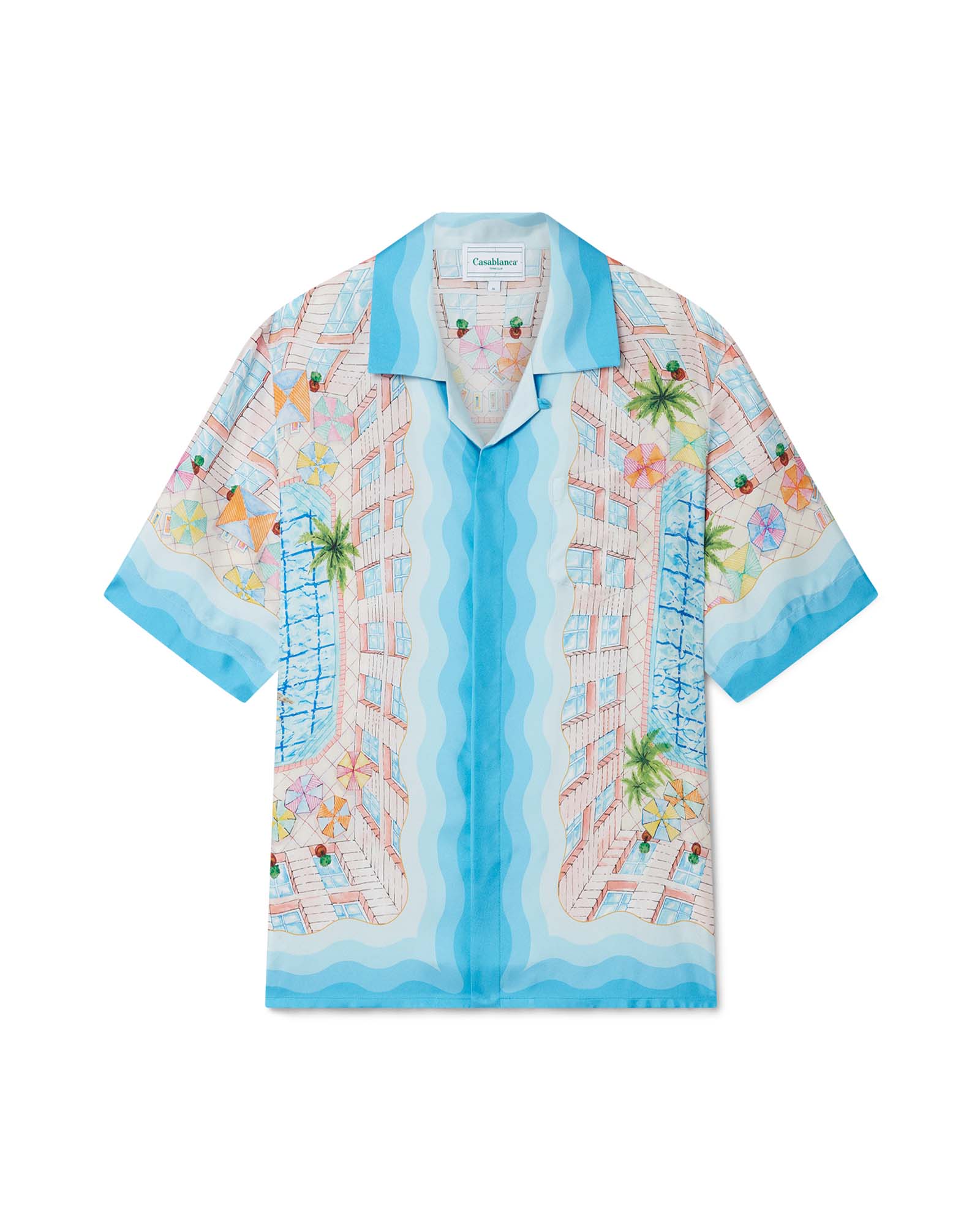 The Plunge Silk Shirt