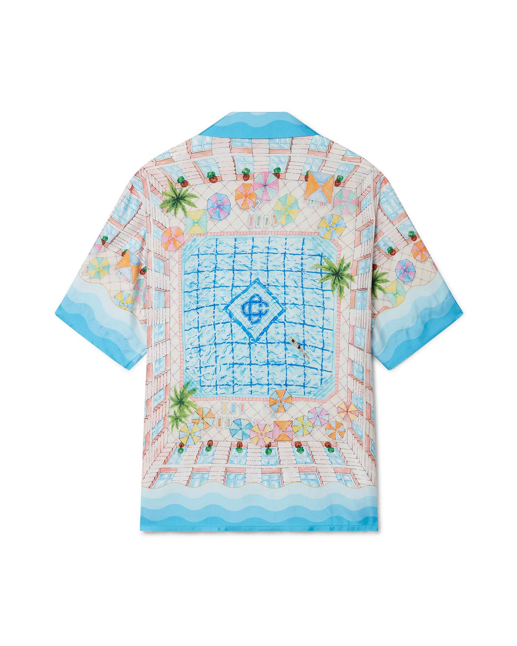 The Plunge Silk Shirt