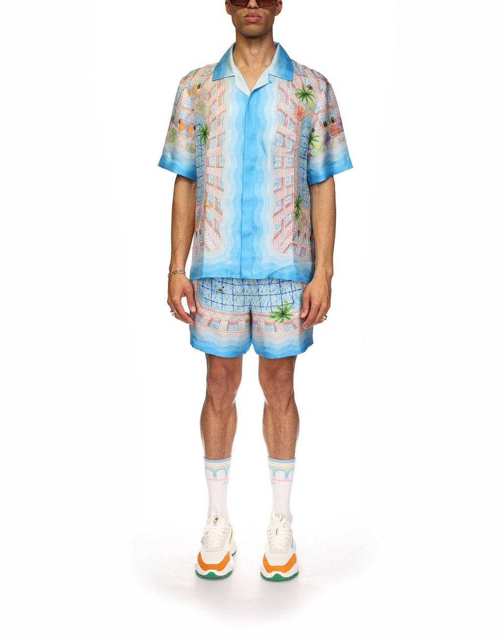 The Plunge Silk Shirt