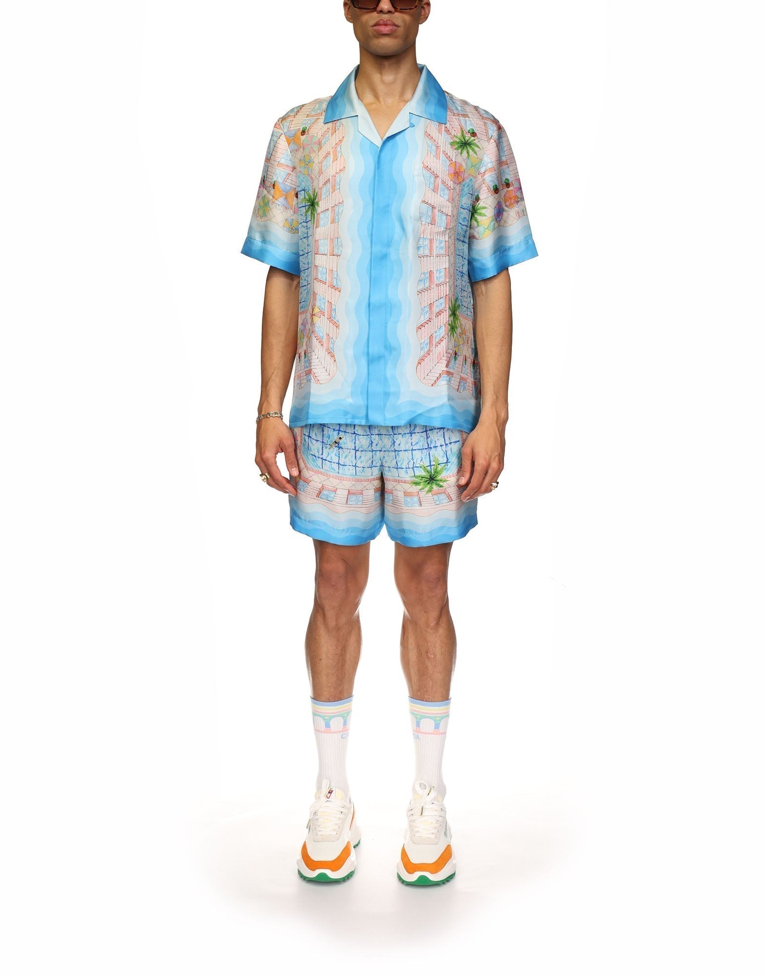 The Plunge Silk Shirt
