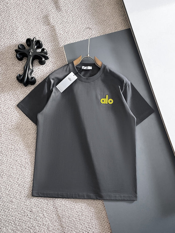 Alo T-shirt Homme Gris Anthracite