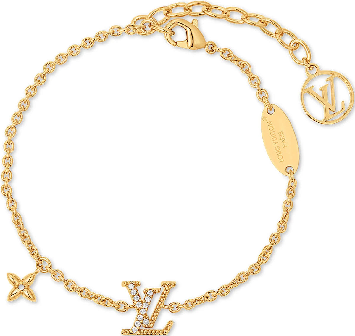 LV gold bracelet