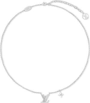 Collier Louis Vuitton Argenté