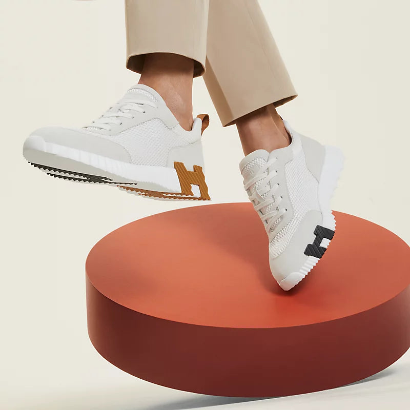 Hermès Bouncing white/brown/black